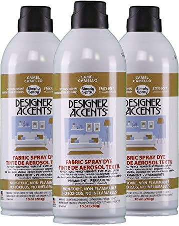 Designer Accents Fabric Paint Spray Dye by Simply Spray - Camel (3)