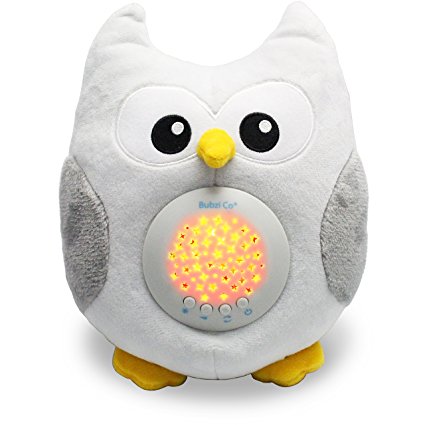BEST CONSTELLATION BABY NIGHT LIGHT & SOUND MACHINE for Babies & Kids, LED Projector Stars & Portable Soother Stuffed Animal Owl with 10 Popular Songs, Good Lites & Music to Comfort and Induce Sleep!