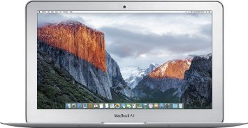 New Apple MacBook Air MJVM2LL/A 11.6-Inch laptop (Core i5 1.6GHz, 4GB RAM, 128GB SSD, Mac OS X El Capitan) NEWEST VERSION