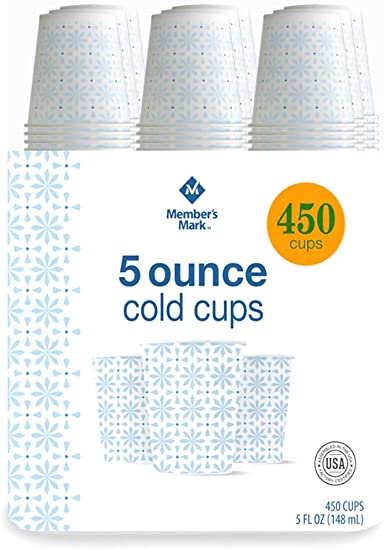 Member's Mark Printed Paper Bath Cold Cup, 5 Ounce (450 Count)