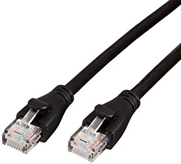 AmazonBasics RJ45 Cat-6 Ethernet Patch/LAN Cable -3Feet (0.9Meters),Black