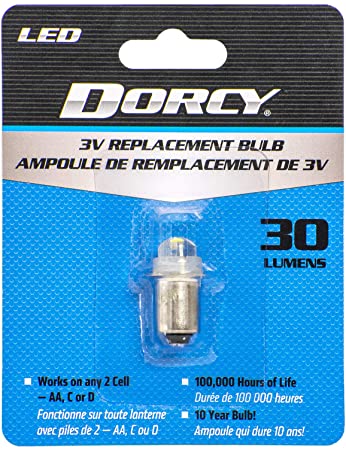 Dorcy 41-1643 30 Lumen 3 Volt LED Replacement Bulb