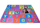 We Sell Mats 36 Alphabet and Number Floor Mat Multi Color