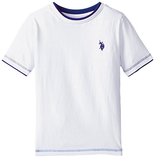 U.S. Polo Assn. Big Boys' Double Crew Look T-Shirt