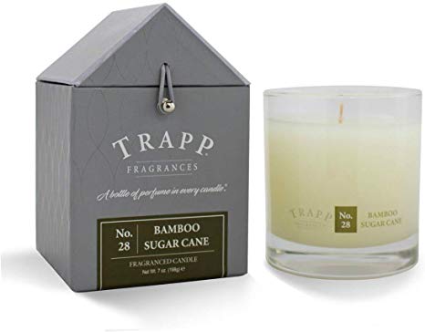 Trapp Signature Home Collection No. 28 Bamboo Sugar Cane Poured Scented Candle, 7-Ounce