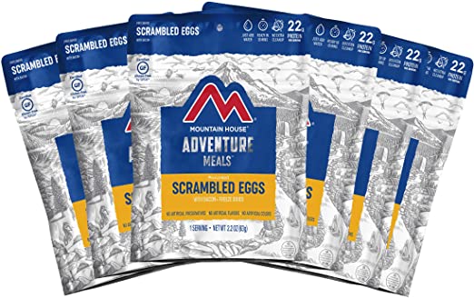 Mountain House Scrambled Eggs with Bacon | Freeze Dried Backpacking & Camping Food | Gluten-Free