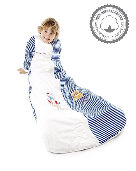 Children Winter Sleep Sack Wearable Blanket Long Sleeves approx. 3.5 Tog - Pirate, 3-6 years/LARGE