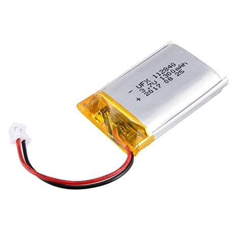uxcell Power Supply DC 3.7V 1300mAh 2P PH 2.0mm Pitch Li-ion Rechargeable Lithium Polymer Li-Po Battery