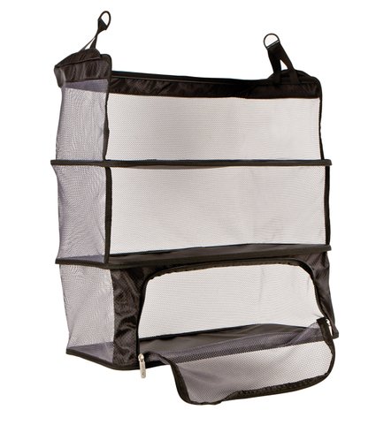 Travelon Deluxe Packable Shelves With Zippered Compartment
