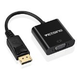 VicTsing Active DisplayPort to VGA Male to Female Cable Adapter 1920x1200 1080P for PC Laptop Macbook projector