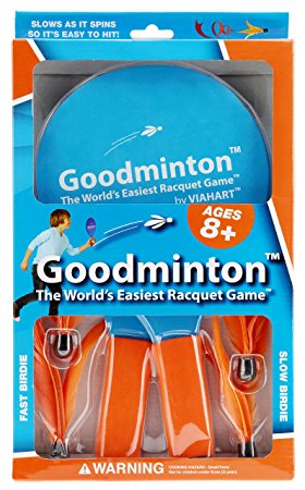 Goodminton | The World's Easiest Racket Game | An Indoor Outdoor Year-Round Fun Racquet Game for Boys, Girls, and People of All Ages