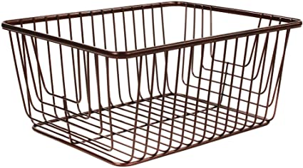 Spectrum Diversified Ashley Basket, Large, Bronze