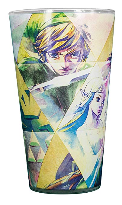 The Legend of Zelda Hyrule Colour Change Glass, Multi, 9 x 9 x 15 cm