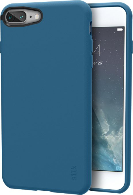 Silk iPhone 7 Plus Grip Case - Base Grip for iPhone 7  [Slim Fit Lightweight Protective No-Slip Cover] - Blue Jade