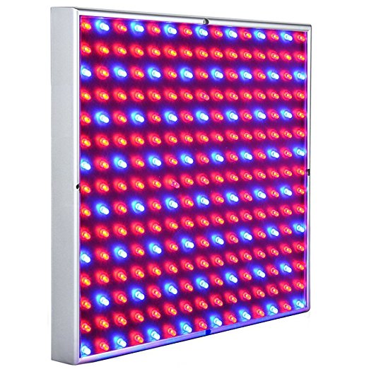Amzdeal 14W LED Plant Grow Light, 225 LEDs with Red Blue Plant Grow Lamp for Indoor Garden Greenhouse Hydroponics Plants Flowers (310mm*310mm*35mm)