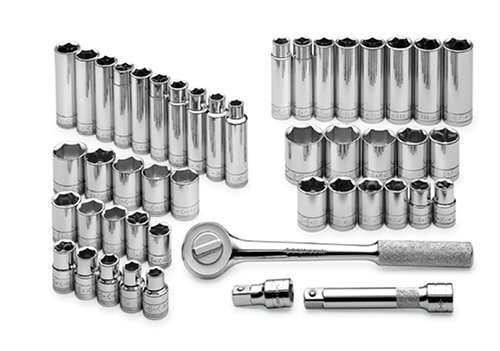 SK 4147-6 47 Piece 1/2-Inch Drive 6 Point Standard and Metric Socket Super Set