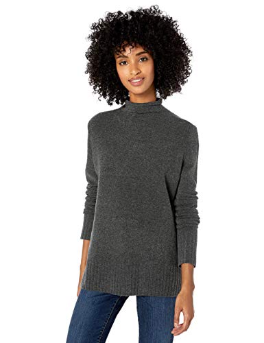 Amazon Brand - Goodthreads Women's Mid-Gauge Stretch Funnel Neck Sweater