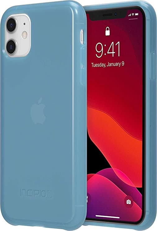 Incipio NGP Pure Translucent Case for Apple iPhone 11 with Flexible Shock-Absorbing Drop-Protection - Blue Heaven