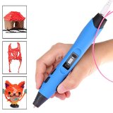 CCbetter Intelligent 3D Pen 3D Printing Pen with safety holder free filament Color BlueVersion III