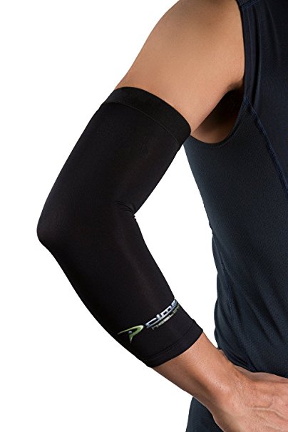 Copper Elbow Sleeve –The Best Compression Arm Sleeve - Great for Tennis, Weightlifting, Golf, Baseball, & Basketball - Click the Yellow Button at the Top of This Page to Protect your Elbow Joints!