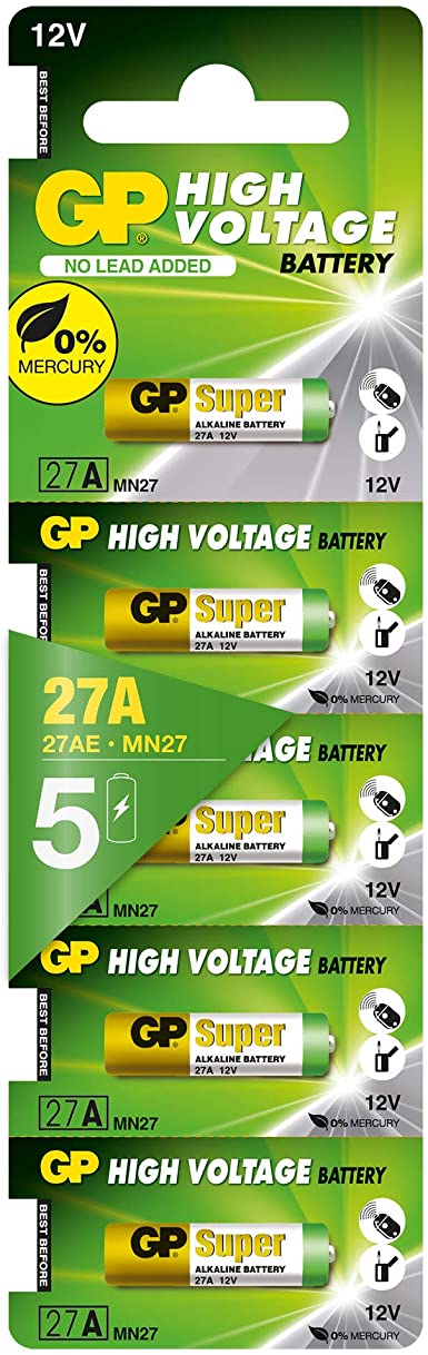 American Terminal Gp 27A (Mn27) High Voltage Battery - Card Of 5 Pieces