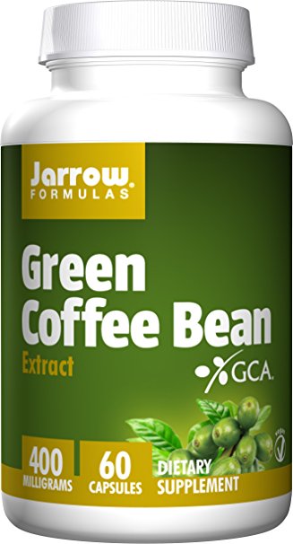 Jarrow Formulas Green Coffee Bean Extract, Supports Cardiovascular Health, 400 mg, 60 Capsules