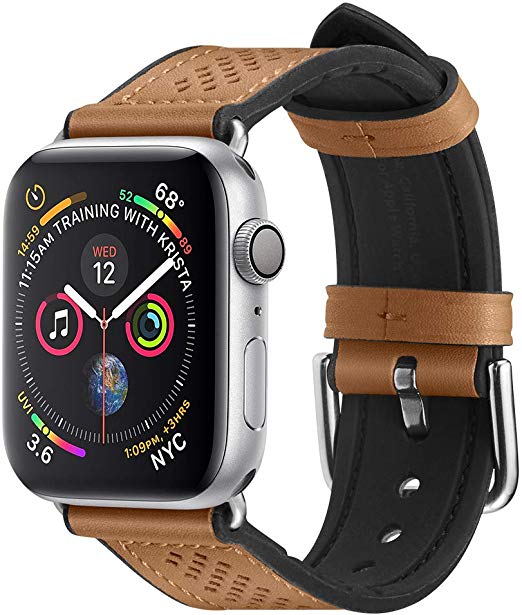 Spigen Retro Fit Designed for Apple Watch Band for 44mm/42mm Series 5/4/3/2/1 - Brown