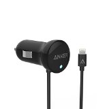 Anker 12W  24A iPhone Car Charger with 3ft Lightning Cable Apple MFi Certified for iPhone 6s  6  6 Plus iPad Air 2 and More