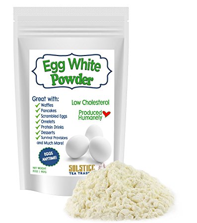 Dehydrated Egg White Powder, 2Lbs Dried Powdered Egg Whites, Stay Fresh Zipper Bag-(32oz)