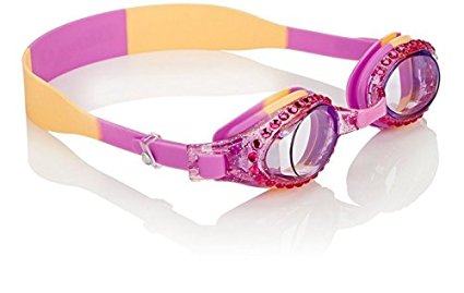 Swimming Goggles For Girls - New Glitter Classic Kids Swim Goggles By Bling2o
