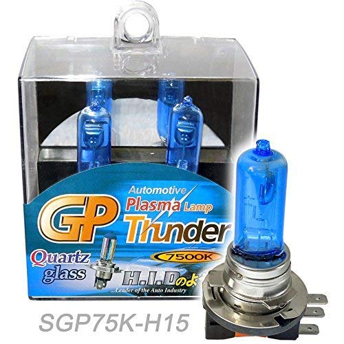 GP Thunder 7500K H15 15W / 55W Xenon Headlamp High Beam / DRL for Audi / BMW / Mercedes Benz / Volkswagen Jetta / Golf / Tiguan SGP75K-H15