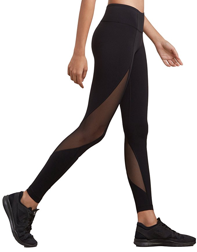 dh Garment Women's Sports Leggings High Waist Yoga Pants with Waistband Pocket - Tummy Control