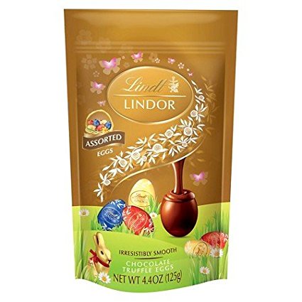 Lindt Lindor Easter Assorted Chocolate Truffle Eggs - 4.4oz