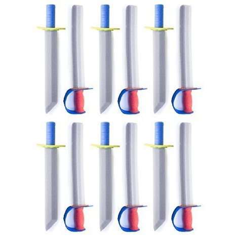 17" Foam Prince Sword Toy Set Party Supplies (12 Swords) By Super Z Outlet®