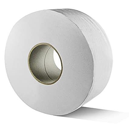Karat JS-JRT1000 9" 2-Ply Jumbo Roll Bathroom Tissue, White (Pack of 12)