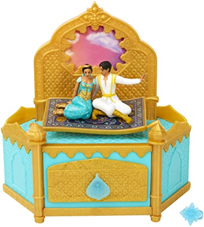 Aladdin Disney Musical Jewelry Box with Ring to Wear!