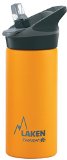 Laken Jannu Vacuum Insulated Stainless Steel Water Bottle with Straw Cap and Handle