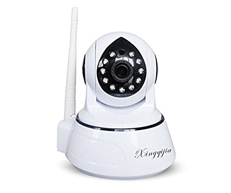 Wireless HD 720P Pan&Tilt WiFi IP Camera,SD Card Slot,Day/Night Vision,Two Way Audio,iPhone/Android Remote Viewing,Plug&Play(White)
