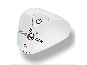 BoneView Ozone Generator, Lithium Battery Powered Odor Elimination System for Your Deer Hunting Gear Bag with Powerful Triple Oxygen Scent Crushing Technology at the Molecular Level