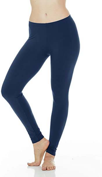 Thermajane Women's Ultra Soft Thermal Underwear Pants Fleece Lined Bottoms Long John Leggings