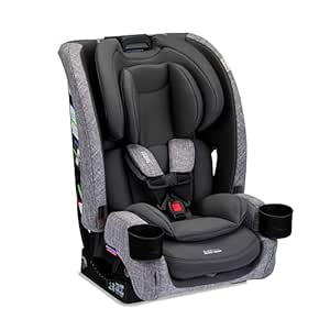 Britax One4Life Slim All-in-One Car Seat, 10 Years of Use, 17.5” SpaceSaver Design, Converts from Rear-Facing Infant Car Seat to Forward-Facing Booster Seat, ClickTight Installation, Mineral Gray