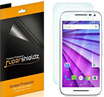 [6-Pack] Supershieldz- Anti-Glare & Anti-Fingerprint (Matte) Screen Protector Shield For Motorola Moto G (3rd Generation) 2015   Lifetime Replacements Warranty- Moto G (3rd Gen) Screen Protector