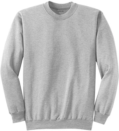 Adult Soft and Cozy Crewneck Sweatshirts in 28 Colors in Sizes S-4XL