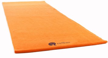 MyQuest Bikram Hot Yoga Towel - Microfiber Non Slip Skidless Yoga Mat Towel With Premium Carry Bag (2 Sizes!)