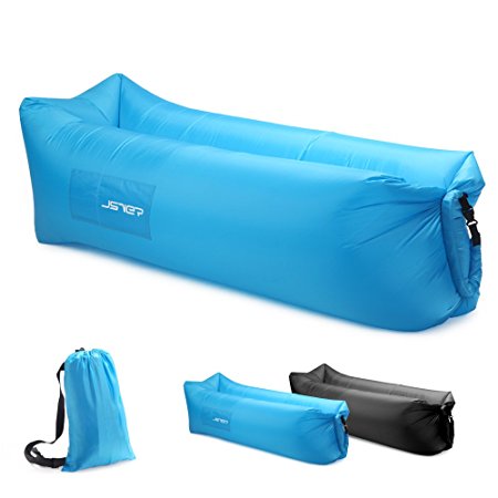 JSVER Inflatable Lounger Air Sofa with Portable Package for Travelling, Camping, Hiking, Pool and Beach Parties