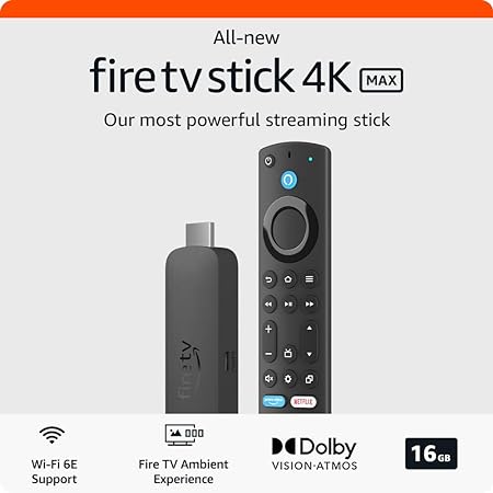 All-new Fire TV Stick 4K Max | Stream BINGE, Kayo Sports, Netflix, Prime Video