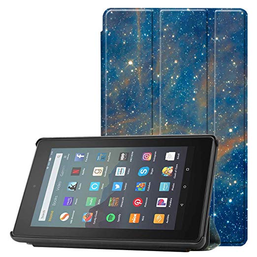 Famavala Shell Case Cover Compatible with All-New Fire 7 Tablet [9th Generation, 2019 Release] (SkyStar)