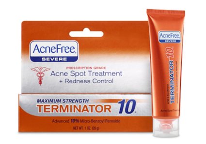 AcneFree Terminator 10 1-Ounce Tube Pack of 3