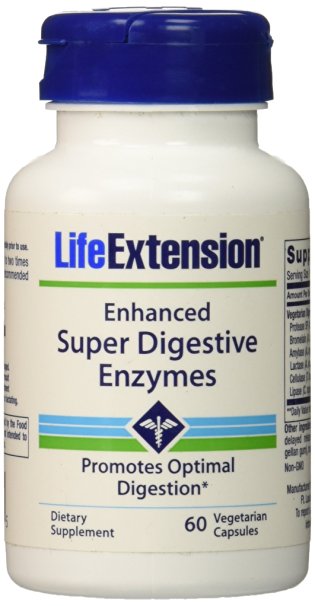 Life Extension Enhanced Super Digestive Enzyme, 60 Count