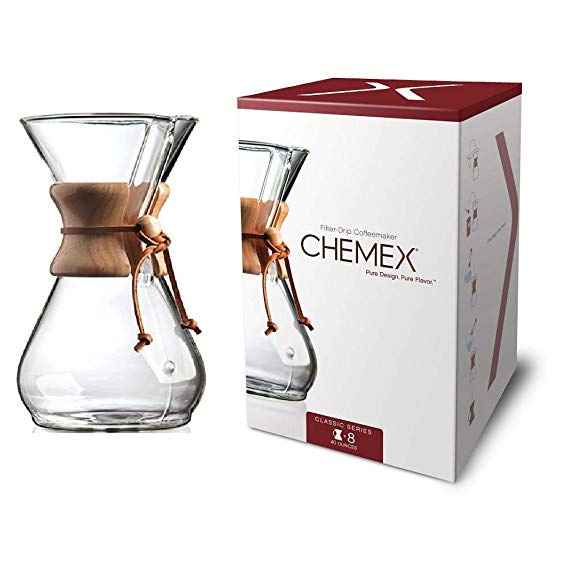 Chemex 8-Cup Wood Neck Coffee Maker